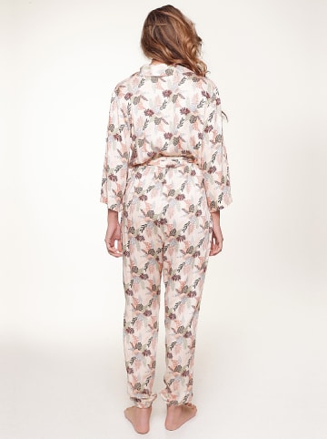 Linga Dore Pyjama-Jumpsuit in Creme