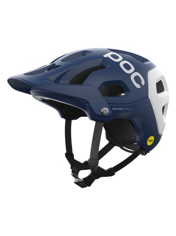 POC Kask rowerowy "Tectal Race MIPS" w kolorze granatowo-białym