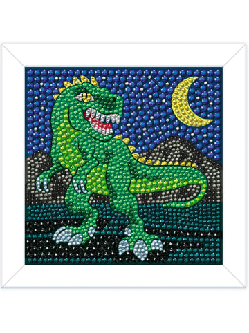 URSUS Kreativset "Diamond Painting Picture Frame - T-Rex" in Bunt