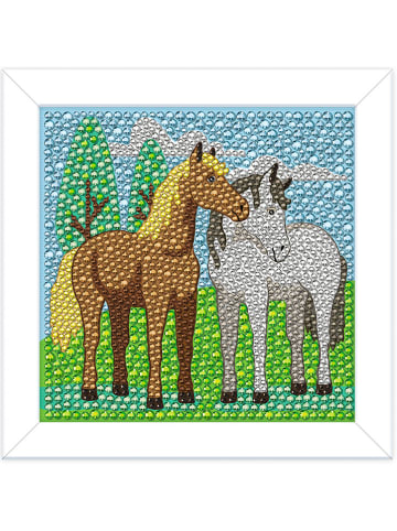 URSUS Kreativset "Diamond Painting Picture Frame - Horses" in Bunt