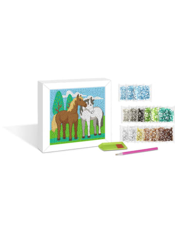 URSUS Kreativset "Diamond Painting Picture Frame - Horses" in Bunt