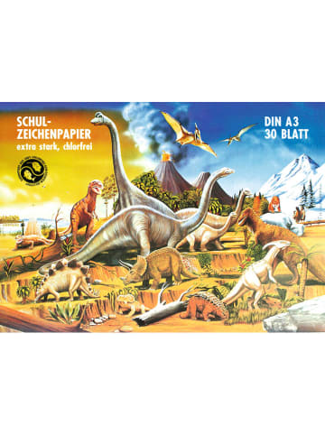 URSUS Zeichenblock "Dinosaurier" - DIN A4