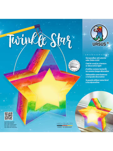 URSUS Laternen-Bastelset "Twinkle Star - Aquarell" in Bunt