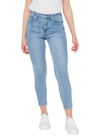 Hot Buttered Spijkerbroek "Valentine" - skinny fit - lichtblauw