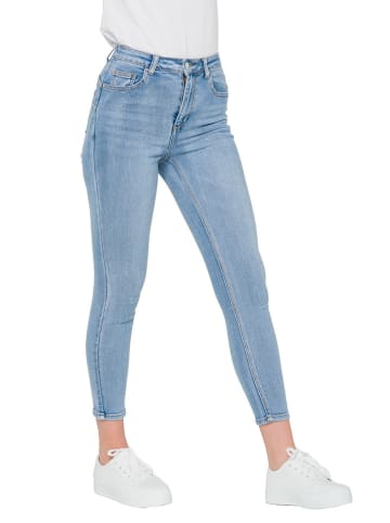 Hot Buttered Spijkerbroek "Valentine" - skinny fit - lichtblauw
