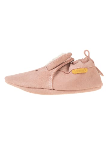 lamino Leder-Krabbelschuhe in Rosa