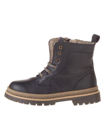 lamino Leren boots "Flag" zwart