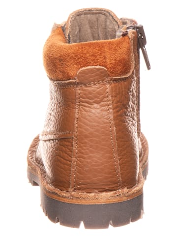 lamino Leder-Boots "Lion" in Hellbraun