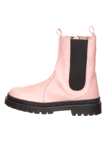 lamino Leren boots lichtroze