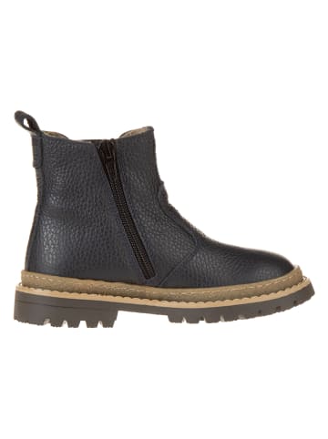 lamino Leder-Boots in Blau