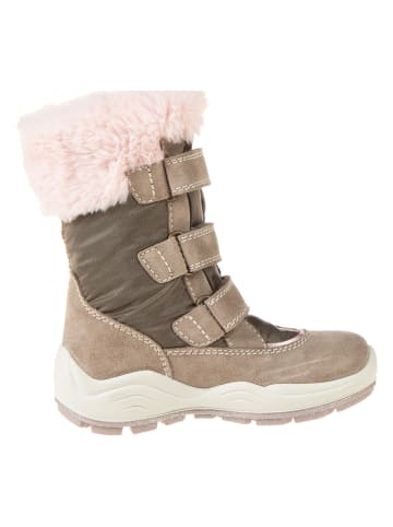 lamino Leder-Winterstiefel in Hellbraun