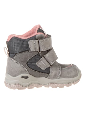 lamino Leren boots grijs