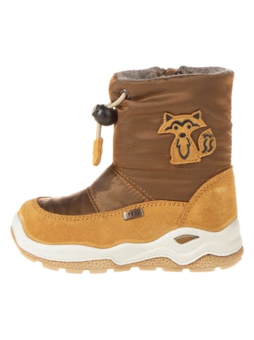 lamino Leren boots geel/beige