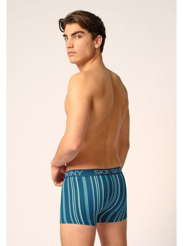 Skiny 2er-Set: Boxershorts in Blau/ Hellblau