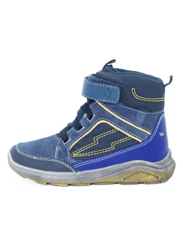 lamino Leder-Boots in Blau