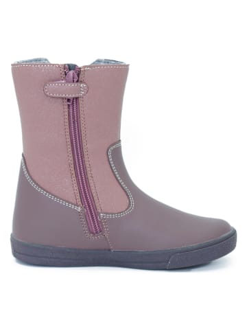 lamino Leder-Winterstiefel in Mauve