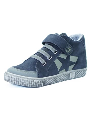 lamino Leder-Sneakers in Dunkelblau