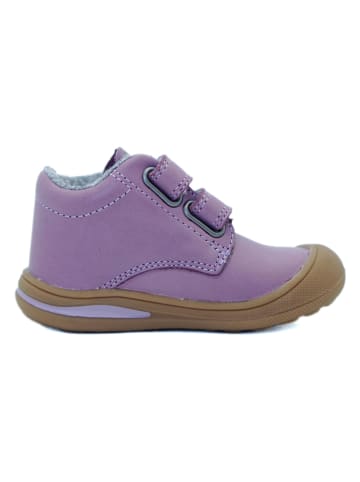 lamino Skórzane sneakersy w kolorze fioletowym