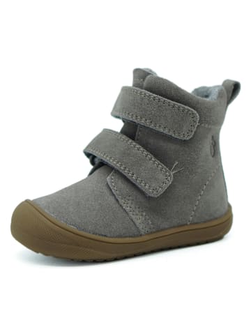 lamino Leder-Boots in Grau