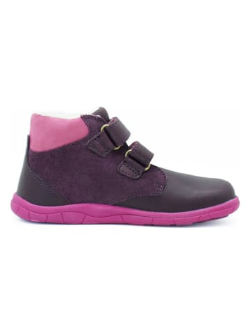 lamino Skórzane buty w kolorze fioletowym do chodzenia na boso