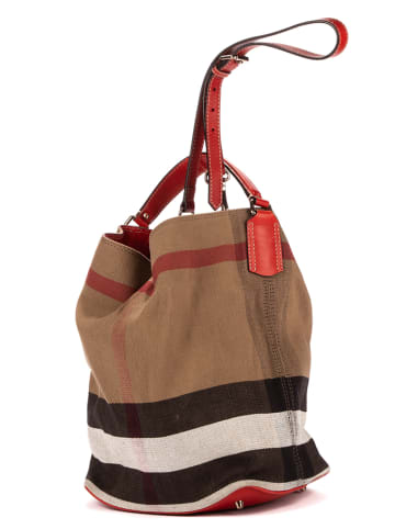 Burberry Torebka w kolorze beżowym - 25 x 33 x 20 cm