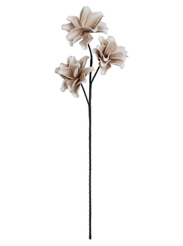 Eightmood Dekoracyjny kwiat "Arabella" w kolorze beżowym - dł. 96 cm