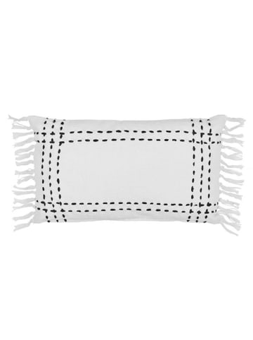 Eightmood Poszewka "Finca" w kolorze biało-czarnym na poduszkę - 50 x 30 cm