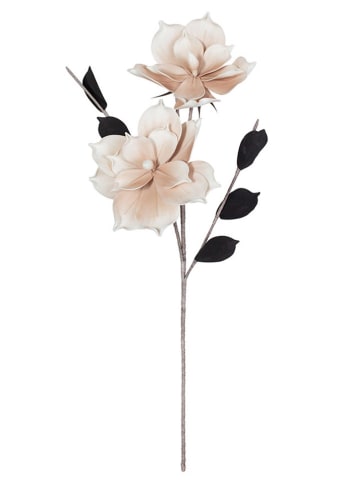 Eightmood Dekoracyjny kwiat "Georgina" w kolorze beżowym - dł. 98 cm