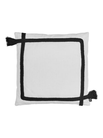 Eightmood Poszewka "Piazza" w kolorze biało-czarnym na poduszkę - 50 x 50 cm