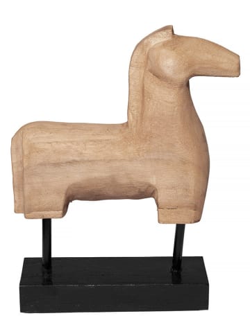 Eightmood Figurka dekoracyjna "Sorraia" w kolorze jasnobrązowym - 23 x 30 x 10 cm