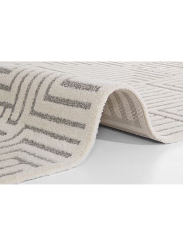 Elle Decoration Kurzflor-Teppich "Manipu" in Creme