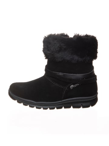 Primigi Leder-Winterstiefel in Schwarz