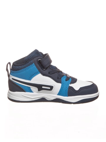 Primigi Leder-Sneakers in Blau/ Weiß