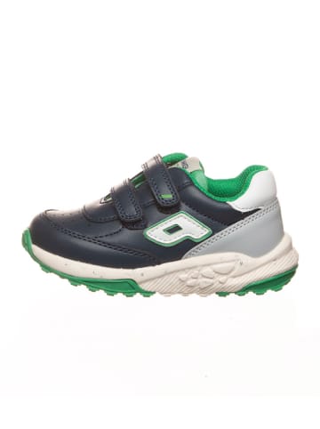 Primigi Leren sneakers donkerblauw/groen