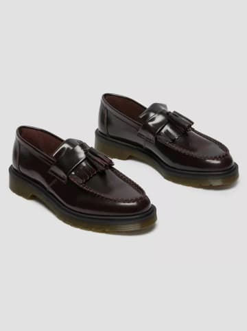 Dr. Martens Leder-Mokassins in Bordeaux