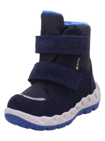 superfit Leren winterboots "Icebird" donkerblauw