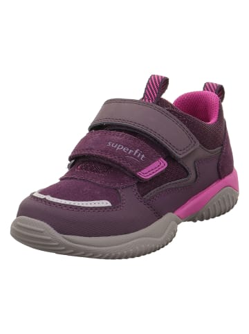 superfit Skórzane sneakersy "Storm" w kolorze fioletowym