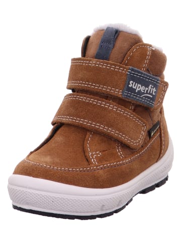 superfit Leder-Boots "Groovy" in Hellbraun