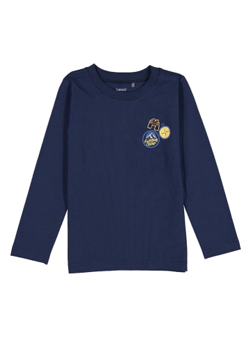 lamino Longsleeve in Dunkelblau