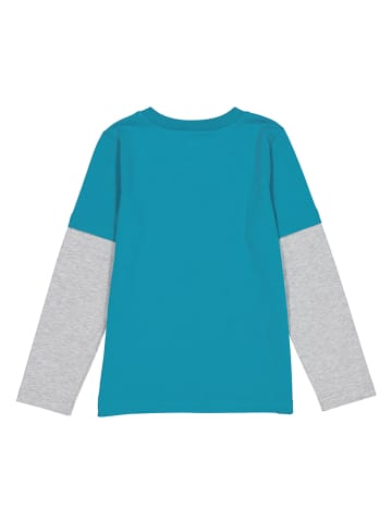 lamino Koszulka w kolorze turkusowo-szarym