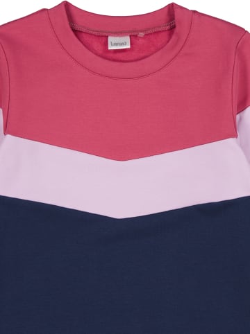 lamino Sweatshirt in Pink/ Lila/ Dunkelblau