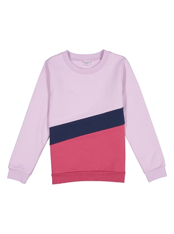 lamino Sweatshirt paars/donkerblauw/roze