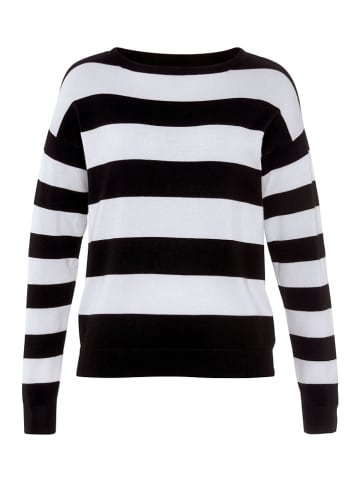 AJC Pullover in Schwarz/ Weiß