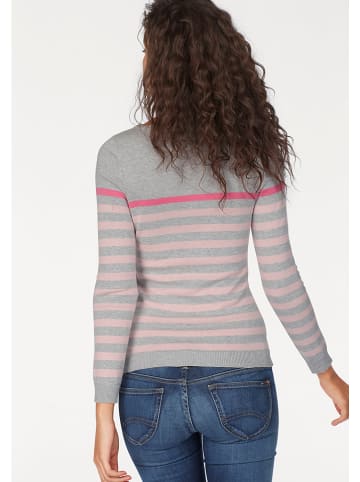 AJC Pullover in Hellgrau/ Rosa