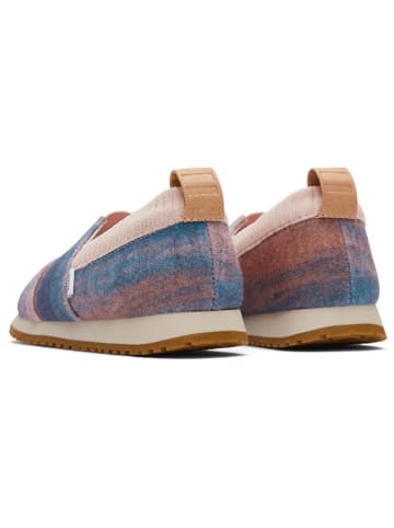TOMS Slipper in Rosa/ Blau