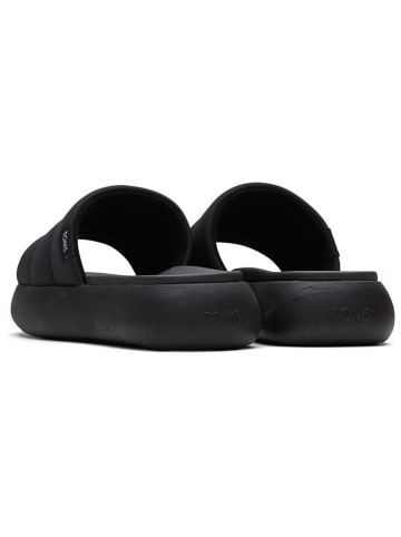 TOMS Slippers zwart