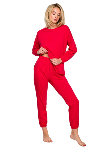 La Lupa Spodnie dresowe w kolorze czerwonym