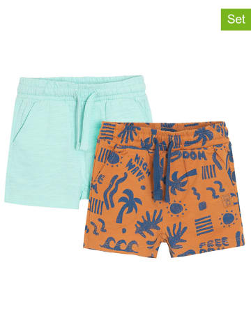 COOL CLUB 2-delige set: shorts turquoise/oranje
