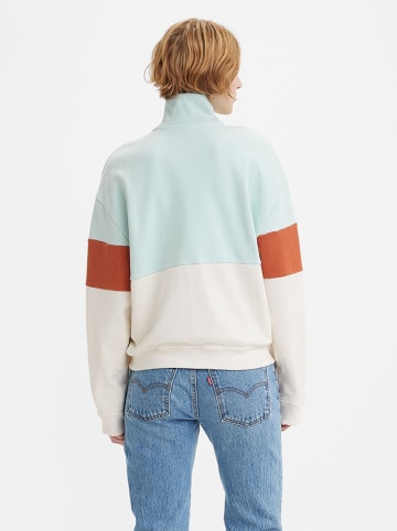 Levi´s Sweatshirt in Hellblau/ Creme