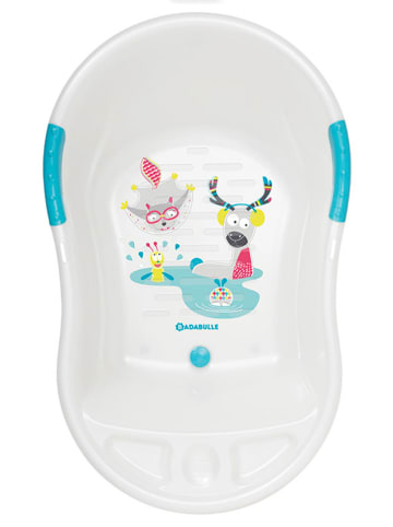 Babymoov Babybadewanne "Bergtiere" in Weiß - (L)80 x (B)50 x (H)24 cm